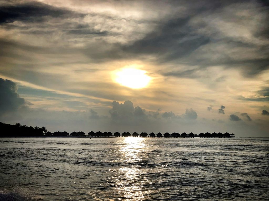 Sonnenuntergang auf den Malediven